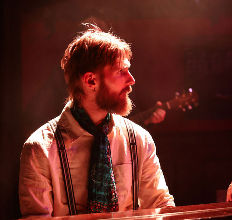 A moment captured during Once, playing at Chapel off Chapel as part of the 2026 season.