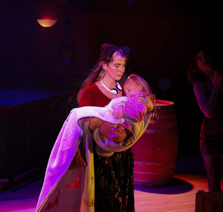 Image from the Andrew G Presents production of Once, staged at Chapel off Chapel in 2026.